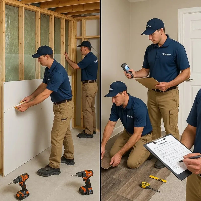 Repairs and Reconstruction process in Kulpsville, PA